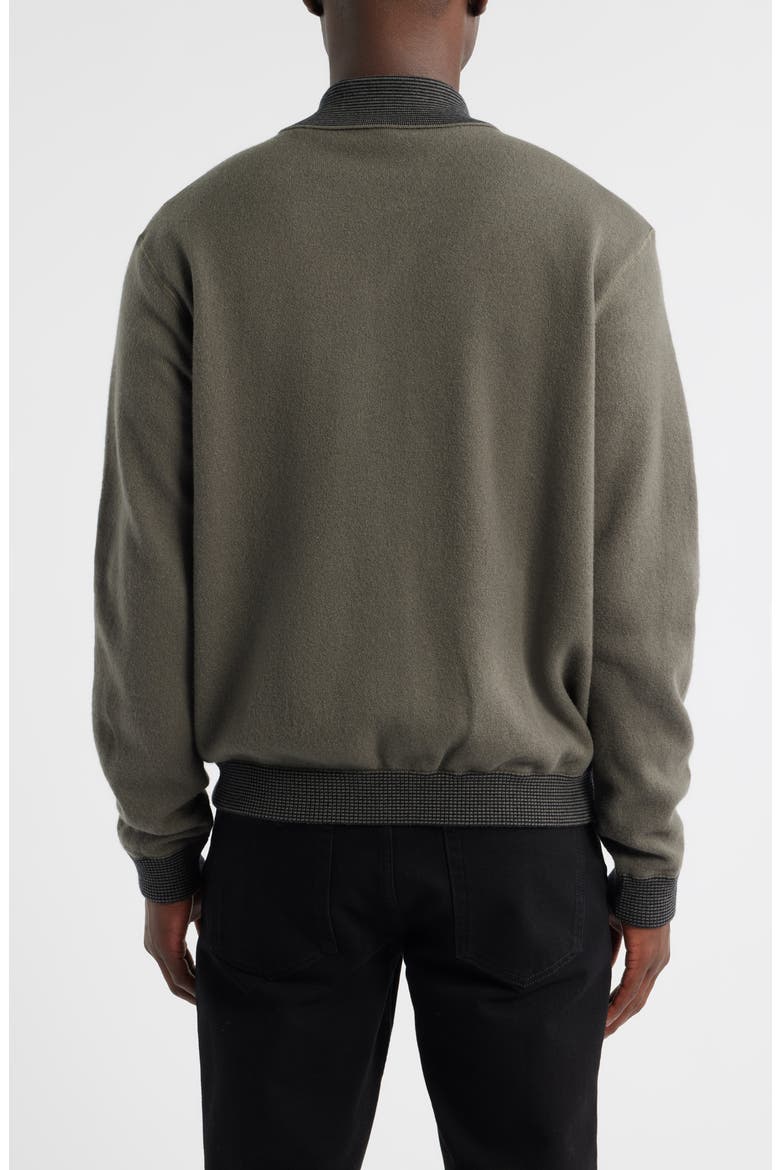 Wool Zip Cardigan, Alternate, color, GREY