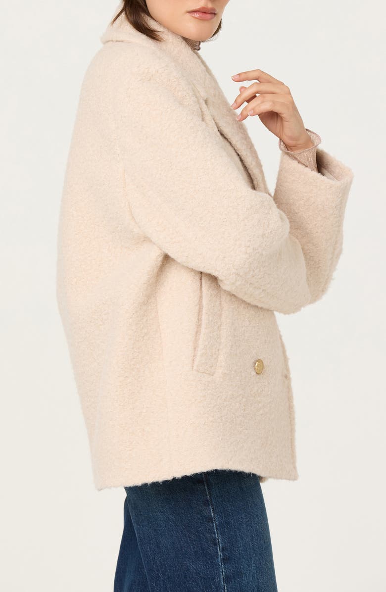 ASTR the Label Kyra Metallic Mock Neck Shirt, Alternate, color, Champagne