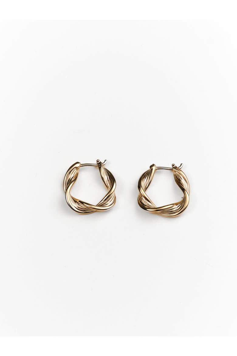 Sunny Twisted Hoops, Main, color, Recycled Gold Vermeil