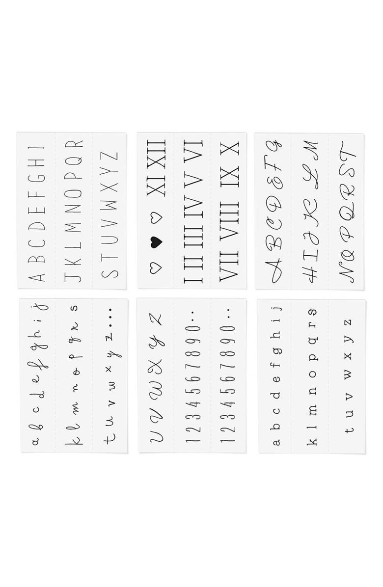 INKED by Dani Make it Yours Temporary Tattoos, Alternate, color, Black