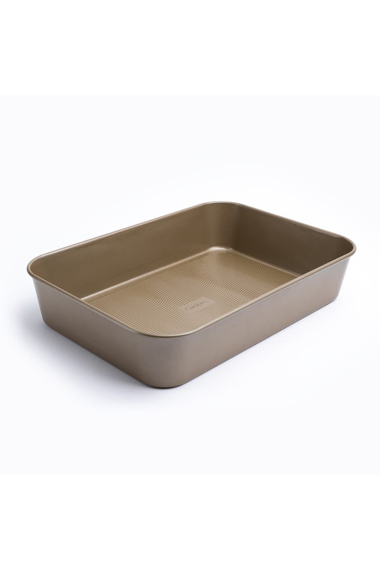 15.5 x 11-Inch Rectangular Steel Nonstick Roasting Pan, Alternate, color, Brown