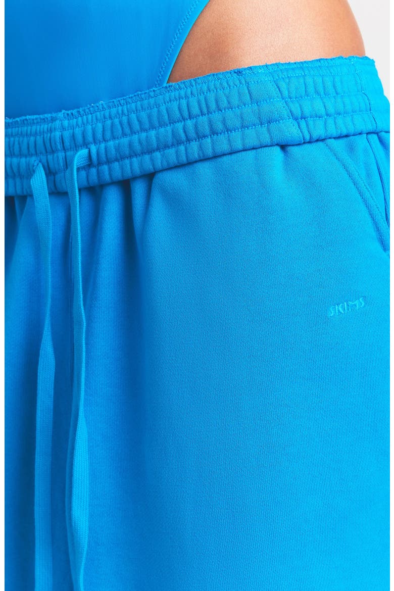 French Terry Basketball Shorts, Alternate, color, CERULEAN