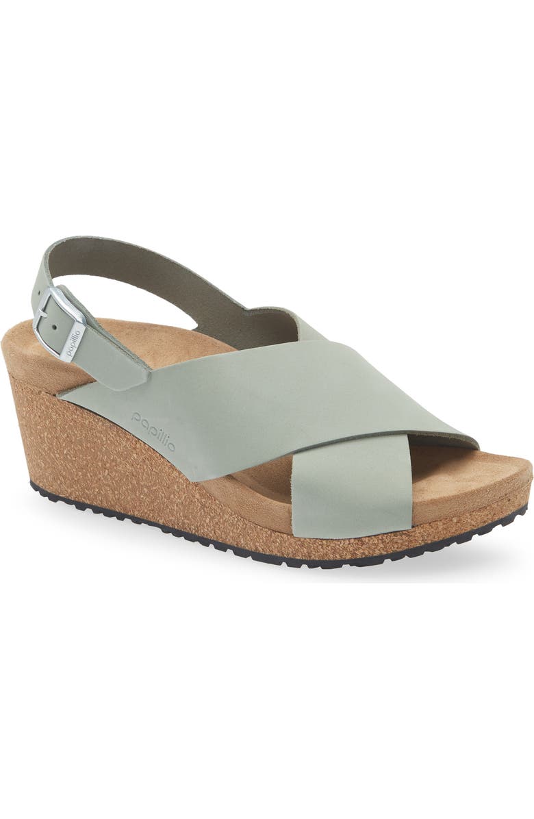 Birkenstock Papillio by Birkenstock Samira Slingback Sandal, Main, color, Pure Sage Nubuck