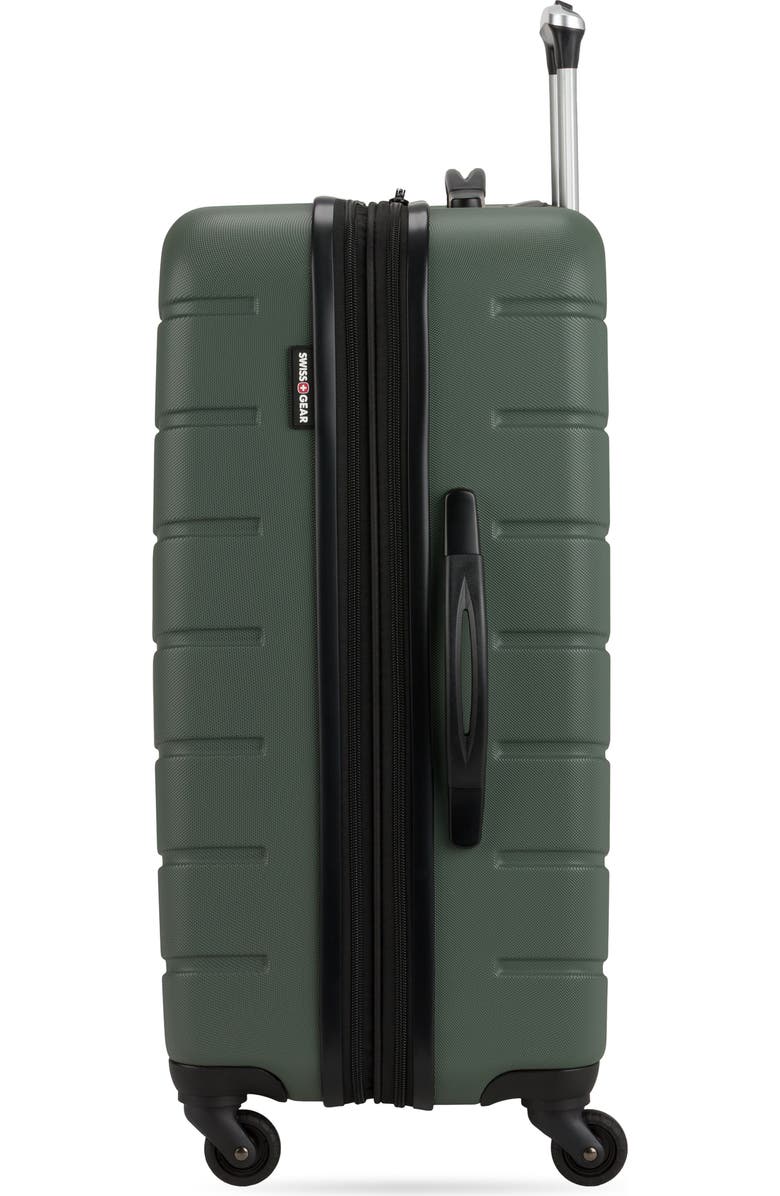 SWISSGEAR 24-Inch Hardside Spinner Suitcase, Alternate, color, Olive