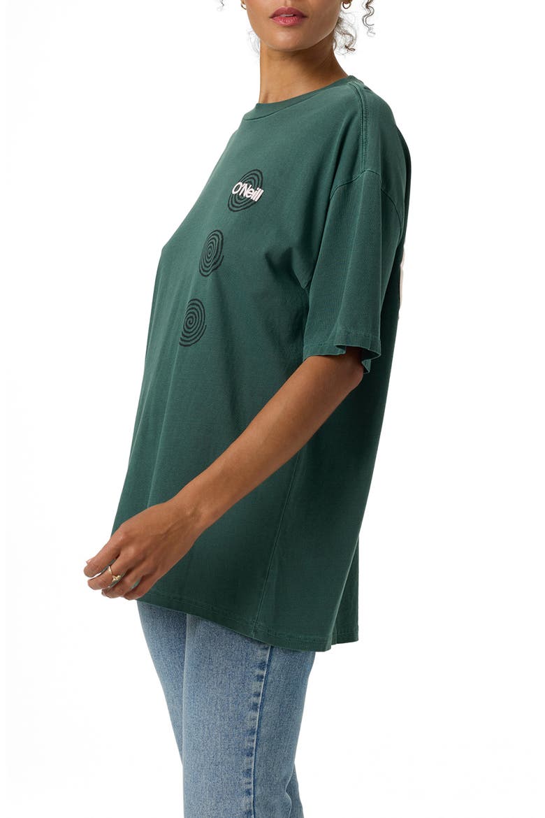 OG Fish Eye Oversize Cotton Graphic T-Shirt, Alternate, color, DARK FOREST