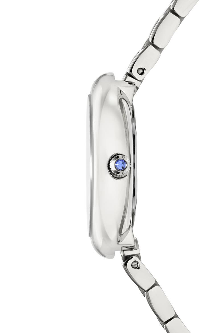 Opal Swiss Quartz Bracelet Watch, 32mm, Alternate, color, SILVER