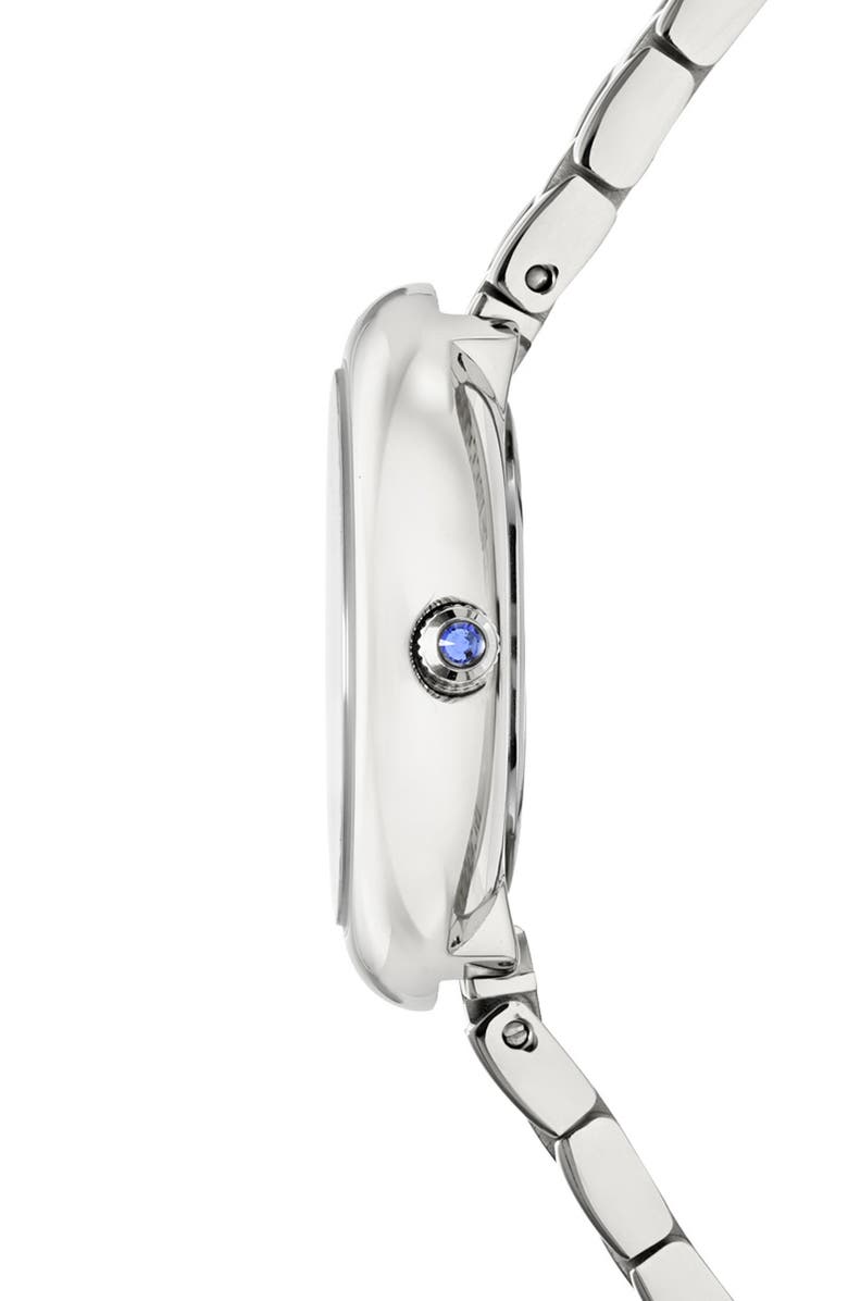 PORSAMO BLEU Opal Swiss Quartz Bracelet Watch, 32mm, Alternate, color, Silver