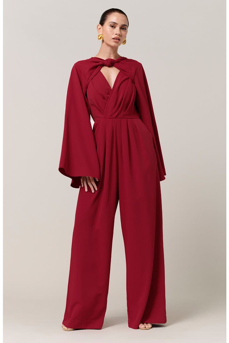 Alexa Jumpsuit, Main, color, Plum Red