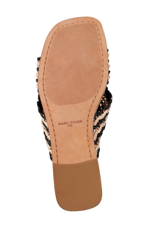 Marc Fisher Ltd Nylie Slide Sandal In Black