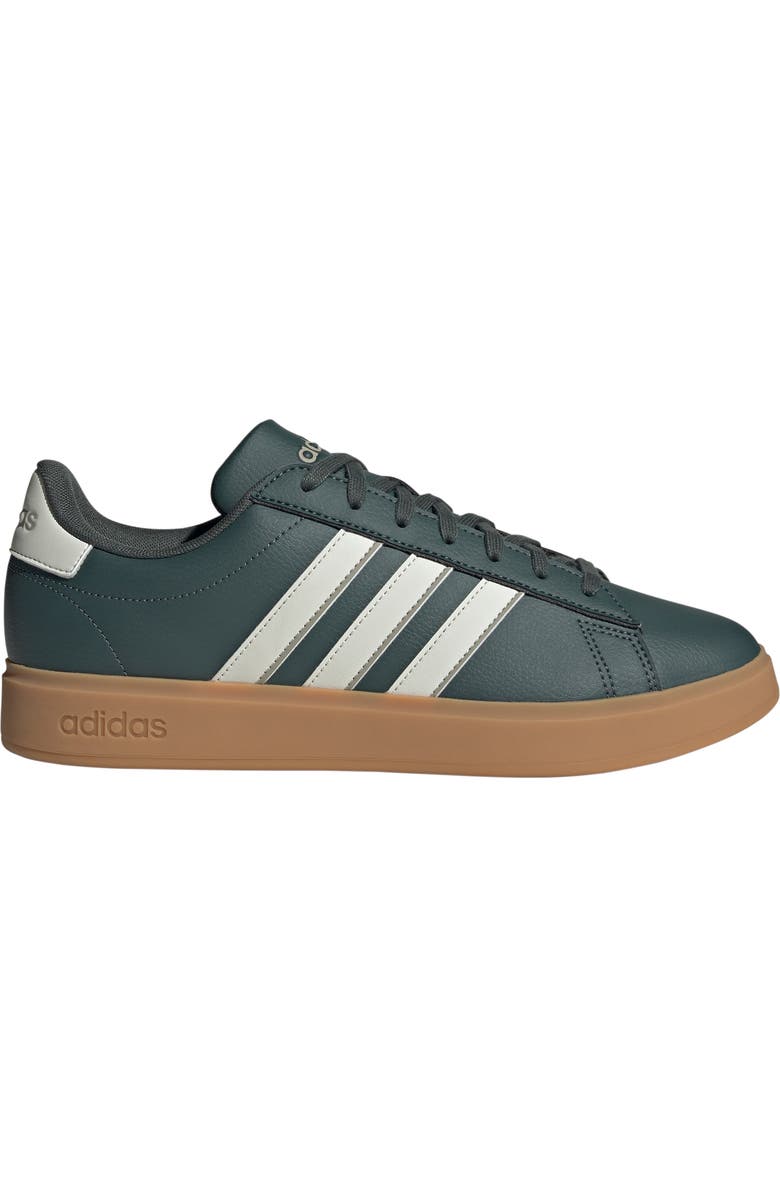adidas Grand Court Cloudfoam Comfort Sneaker, Alternate, color, Ivy/ Orbit Grey/ Putty Beige