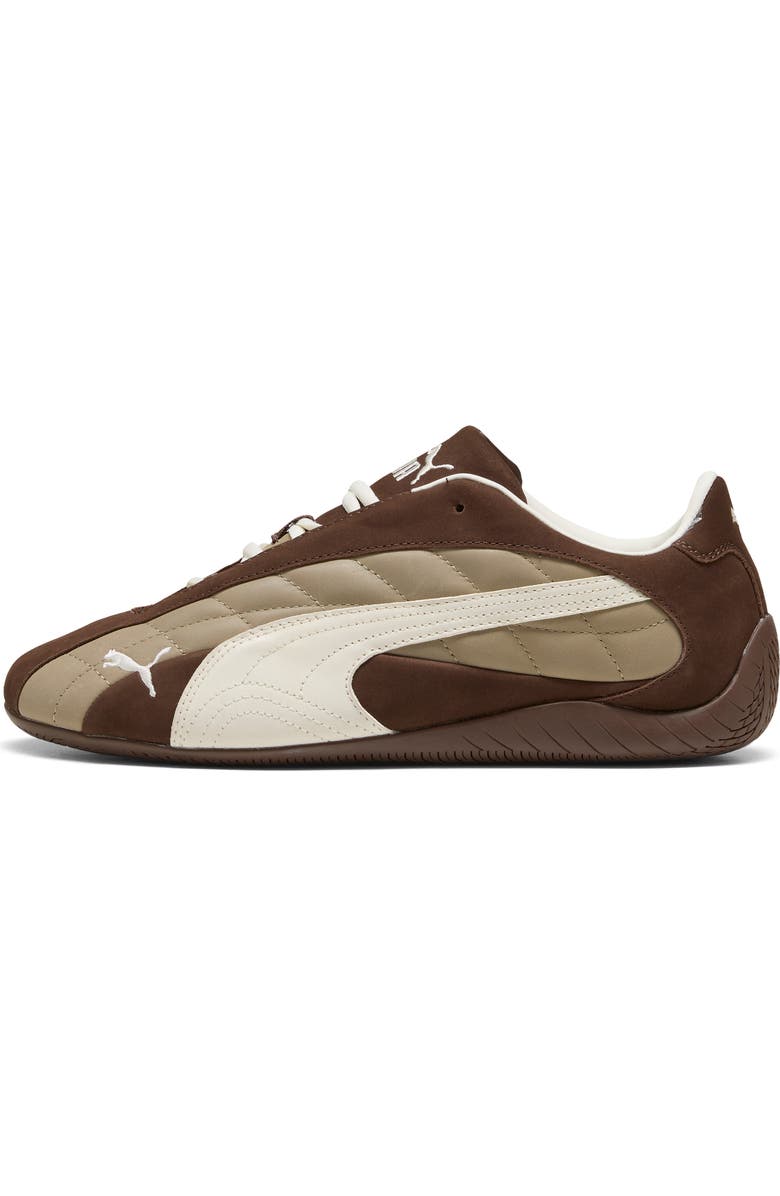 PUMA Speedcat Plus Quilted Sneaker, Alternate, color, Espresso Brown/ Warm White