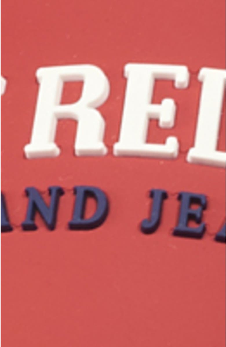 True Religion Men's Weezy Logo Slide, Alternate, color, Red