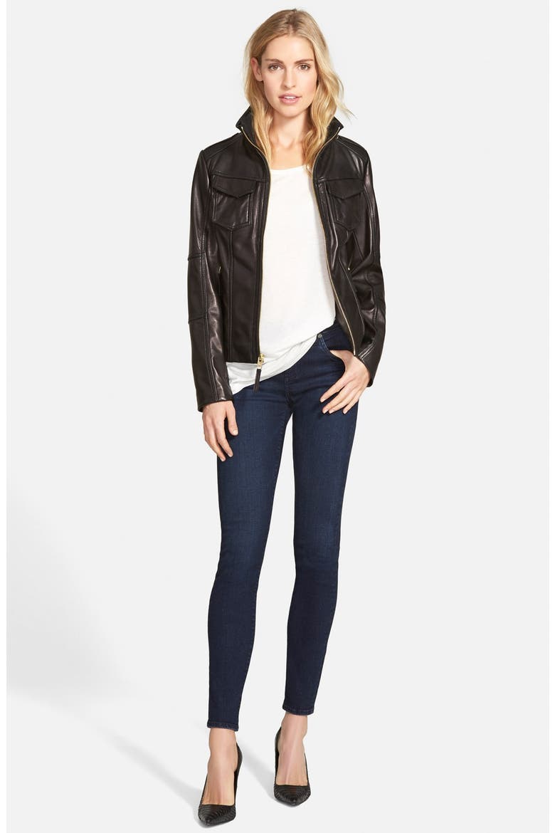 'Diana' Stretch Skinny Jeans, Alternate, color, DUTY