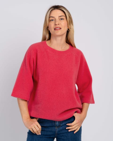 Maisie 3/4 Sleeve Round Neck Sweater