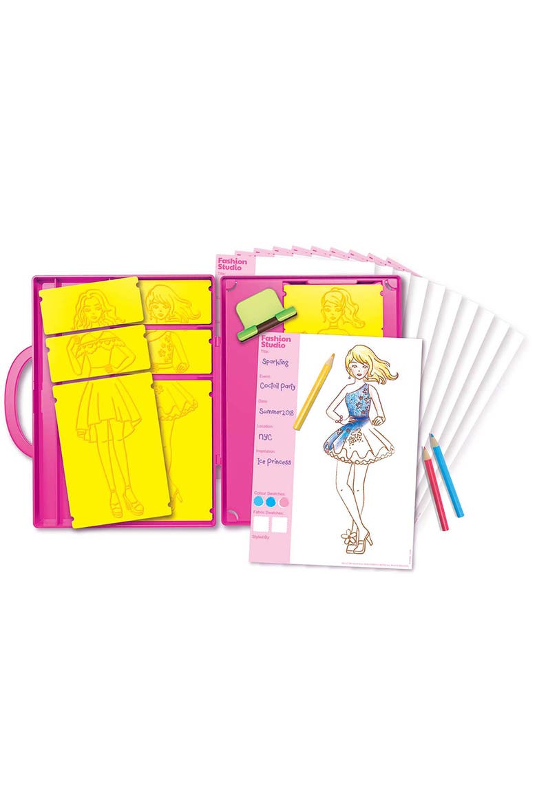 Kidzmaker Fashion Studio Design & Draw Outfits, Alternate, color, Multicolored