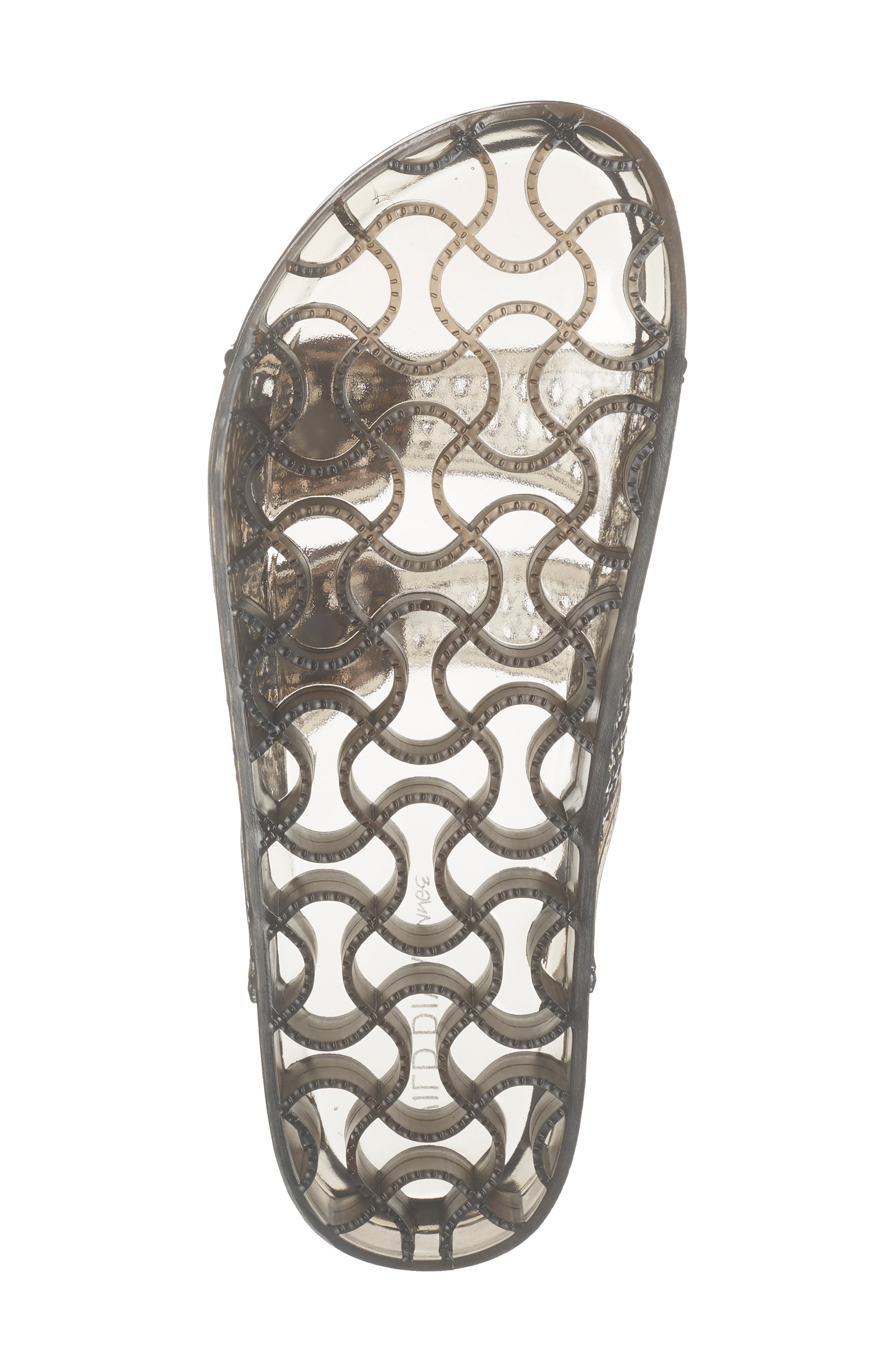 Amar Jelly Slide Sandal, Alternate, color, BLACK