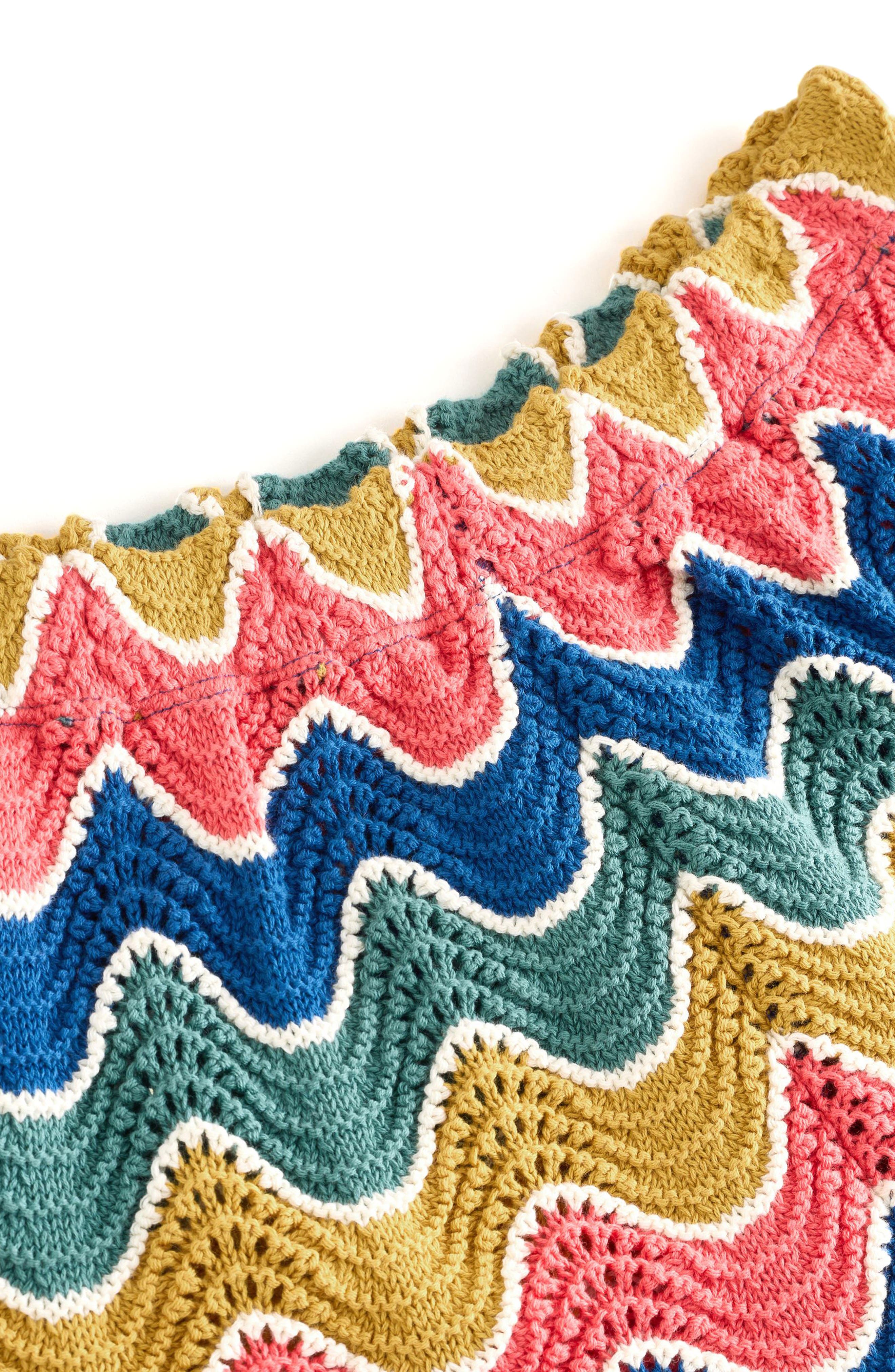 Stripe Crochet Cotton Shorts - image 2