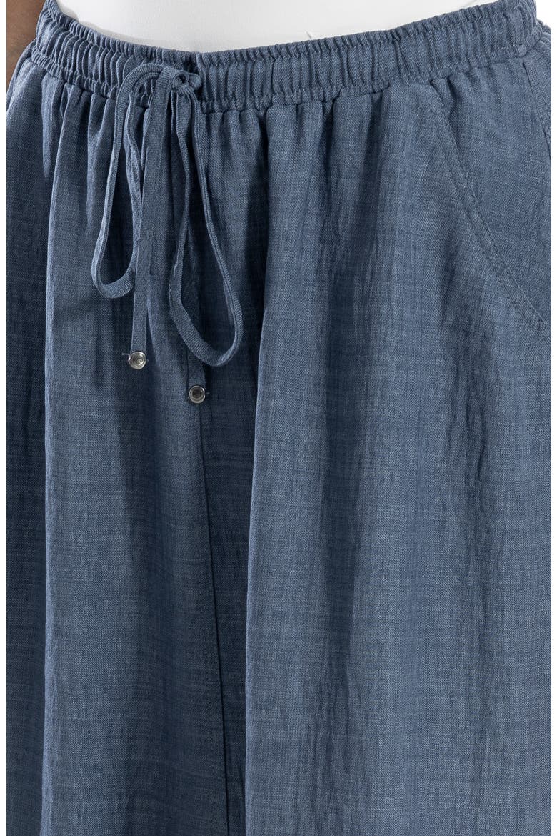 Textured Crop Maxi Skirt, Alternate, color, BLUE STEEL