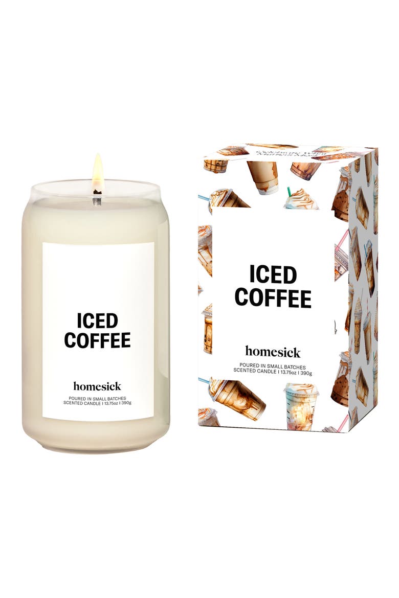 Iced Coffee Candle, Main, color, NO COLOR