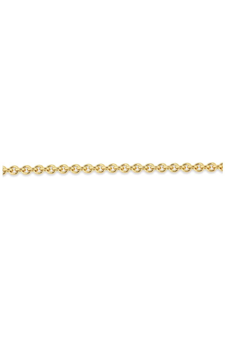 14K Gold Cable Chain Necklace, 1.5mm, Alternate, color, 14KY