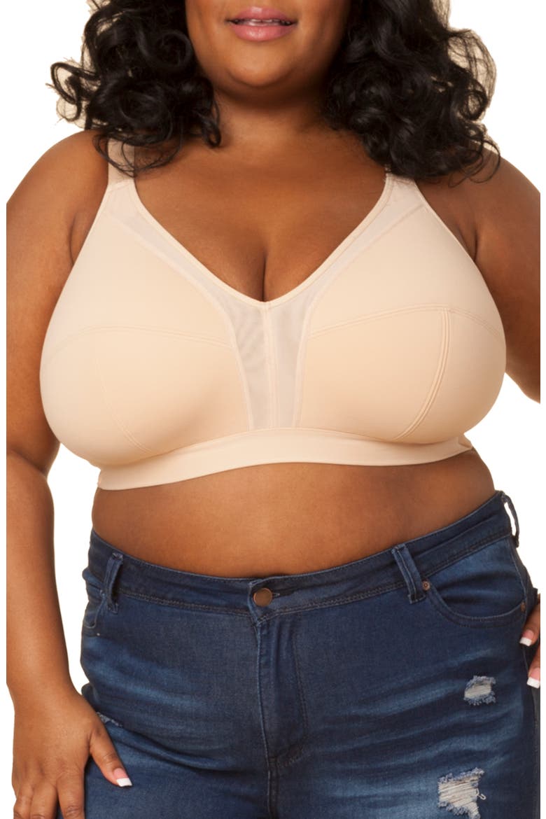 The Full Support Bralette, Main, color, TOASTED ALMOND