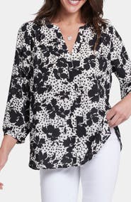 NYDJ Pintuck Top