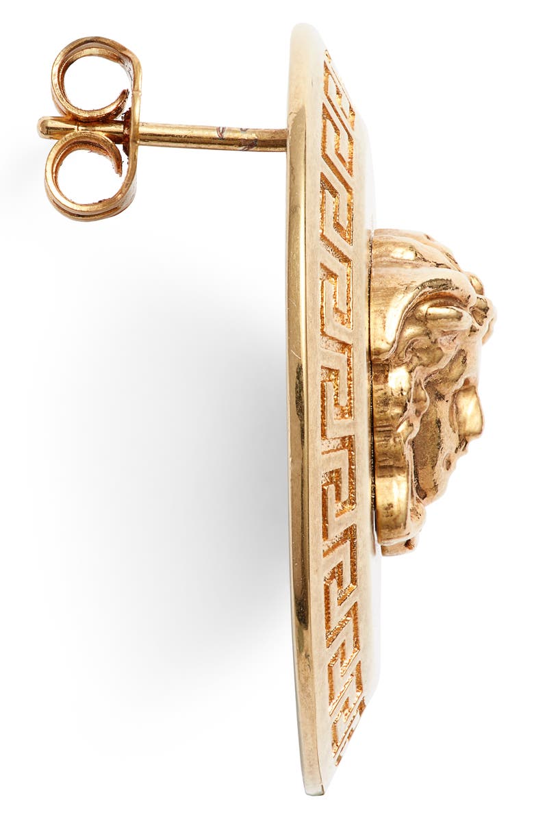 Versace Medusa Stud Earrings, Alternate, color, 