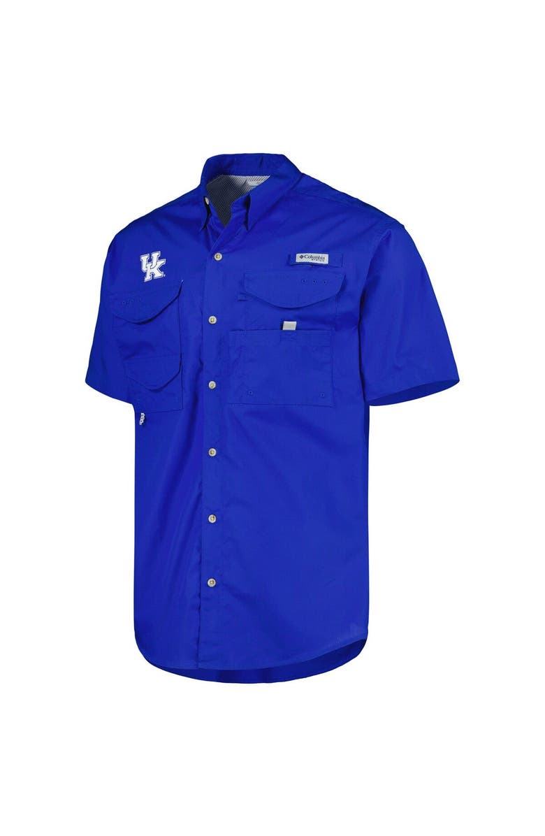 Columbia Men's Columbia Royal Kentucky Wildcats Bonehead Button-Up Shirt, Alternate, color, Royal