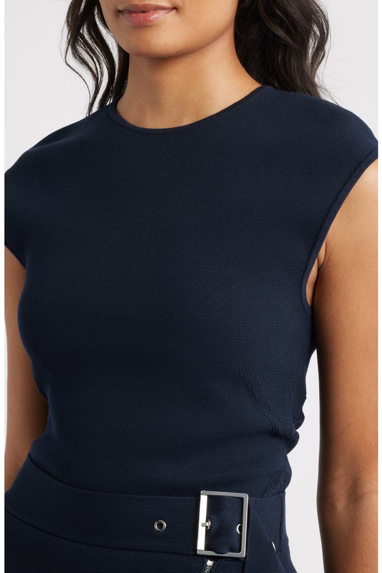 Farmera Zip Back Top, Alternate, color, DK BU