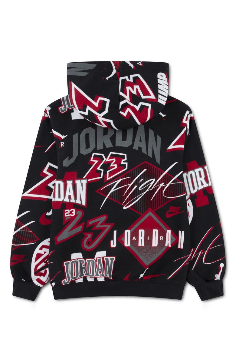 Jordan Kids' MJ Dynasty Pullover Hoodie, Alternate, color, Black