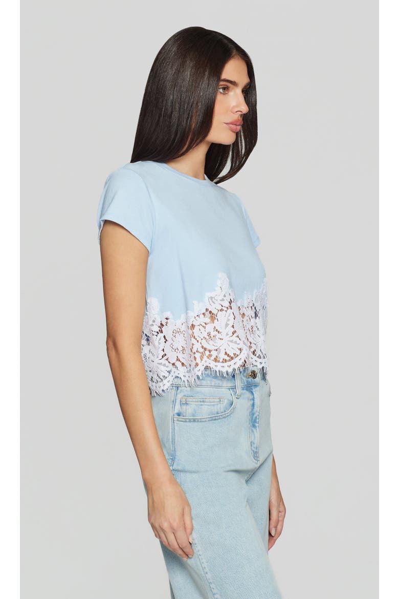 Paige Rib Lace Combo Top, Alternate, color, Blue
