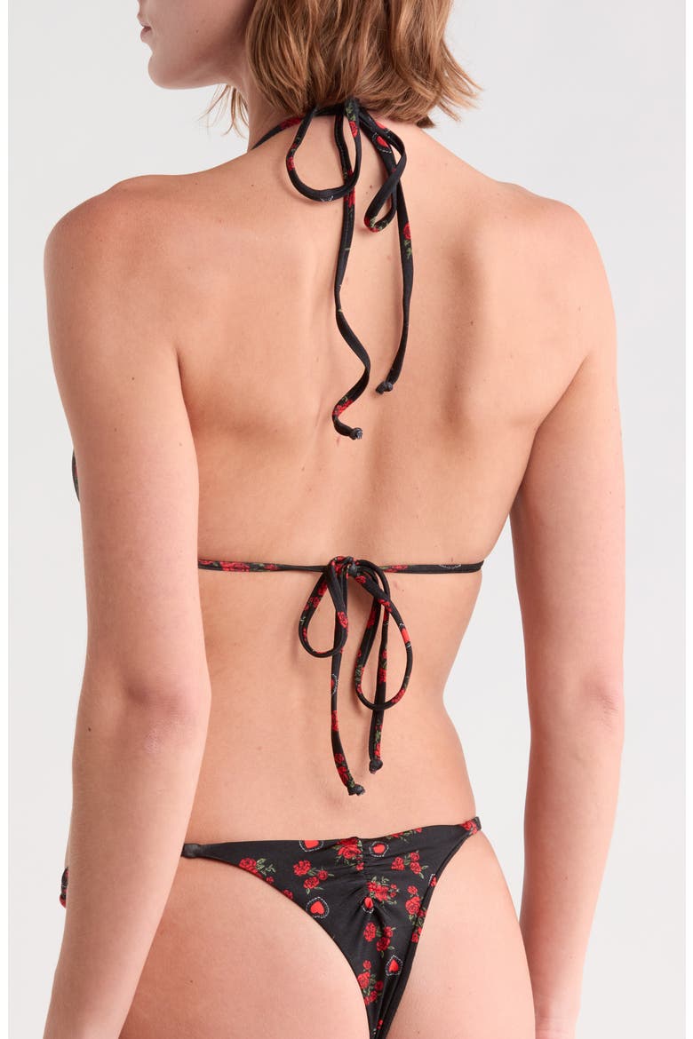 Bali Triangle Bikini Top, Alternate, color, HEARTBREAKER