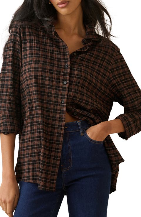 Delta Oversize Button-Up Shirt