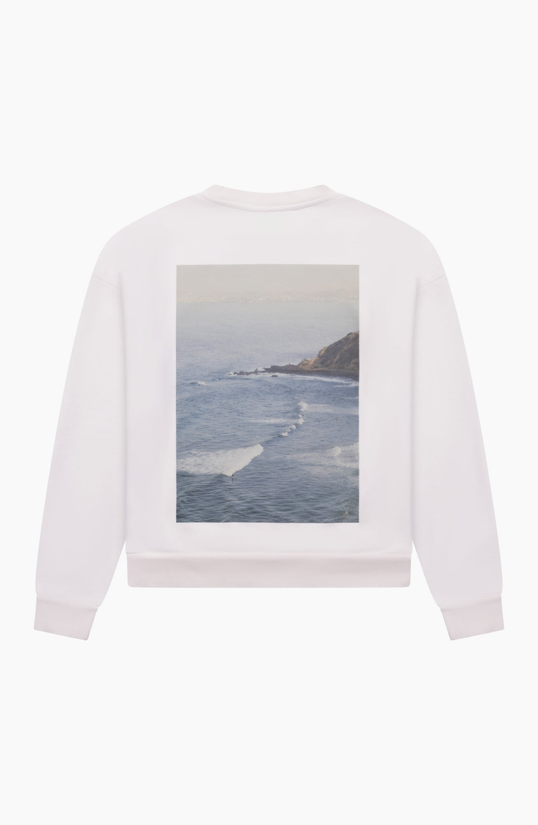CALIFORNIA INCLINE Palos Verdes Crewneck, Main, color, Salt