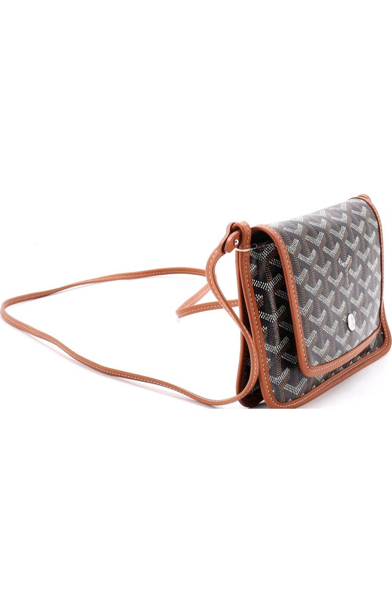 Pre-Owned Goyard Plumet Clutch Wallet Coated Canvas, Alternate, color, Brown