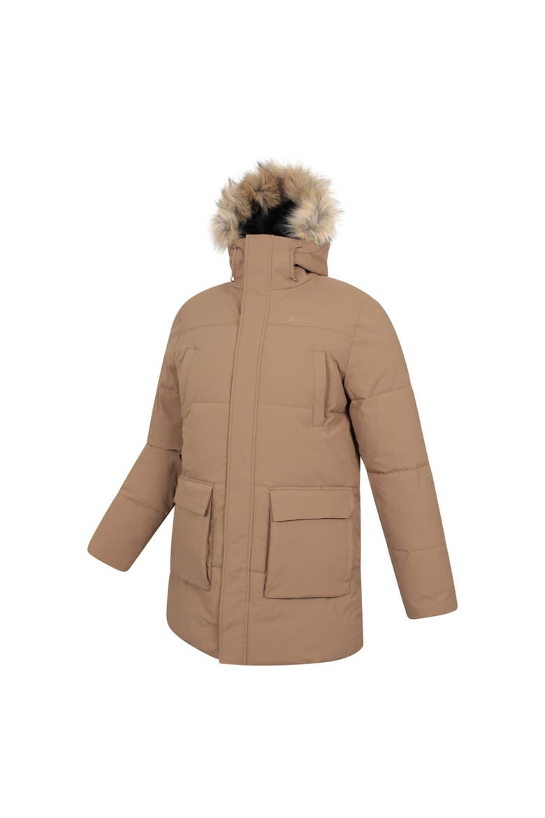 Fern Water Resistant Padded Parka, Alternate, color, Tan