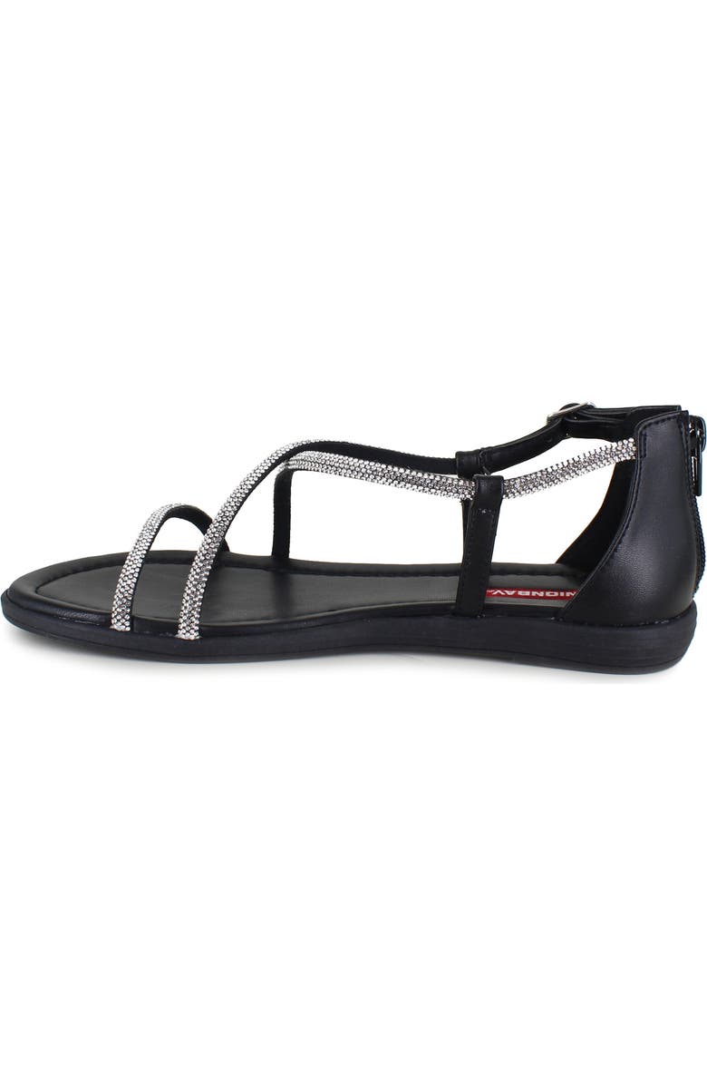 UNIONBAY Keely Rhinestone Sandal, Alternate, color,