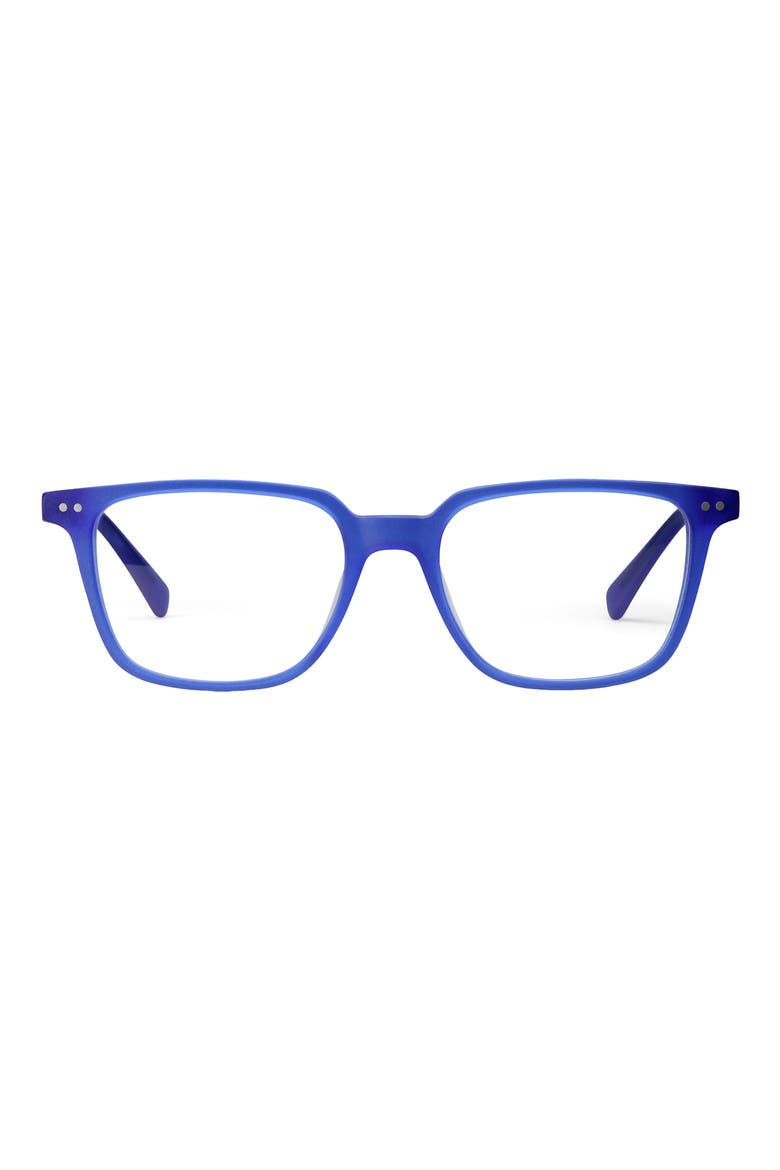 C Suite 50mm Square Reading Glasses, Alternate, color, BLUE CRYSTAL/ CLEAR