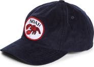 Noah Coastal Patch Corduroy Baseball Cap