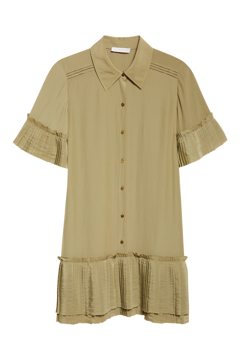 Tabitha Short Sleeve Shirtdress, Alternate, color, SAFARI