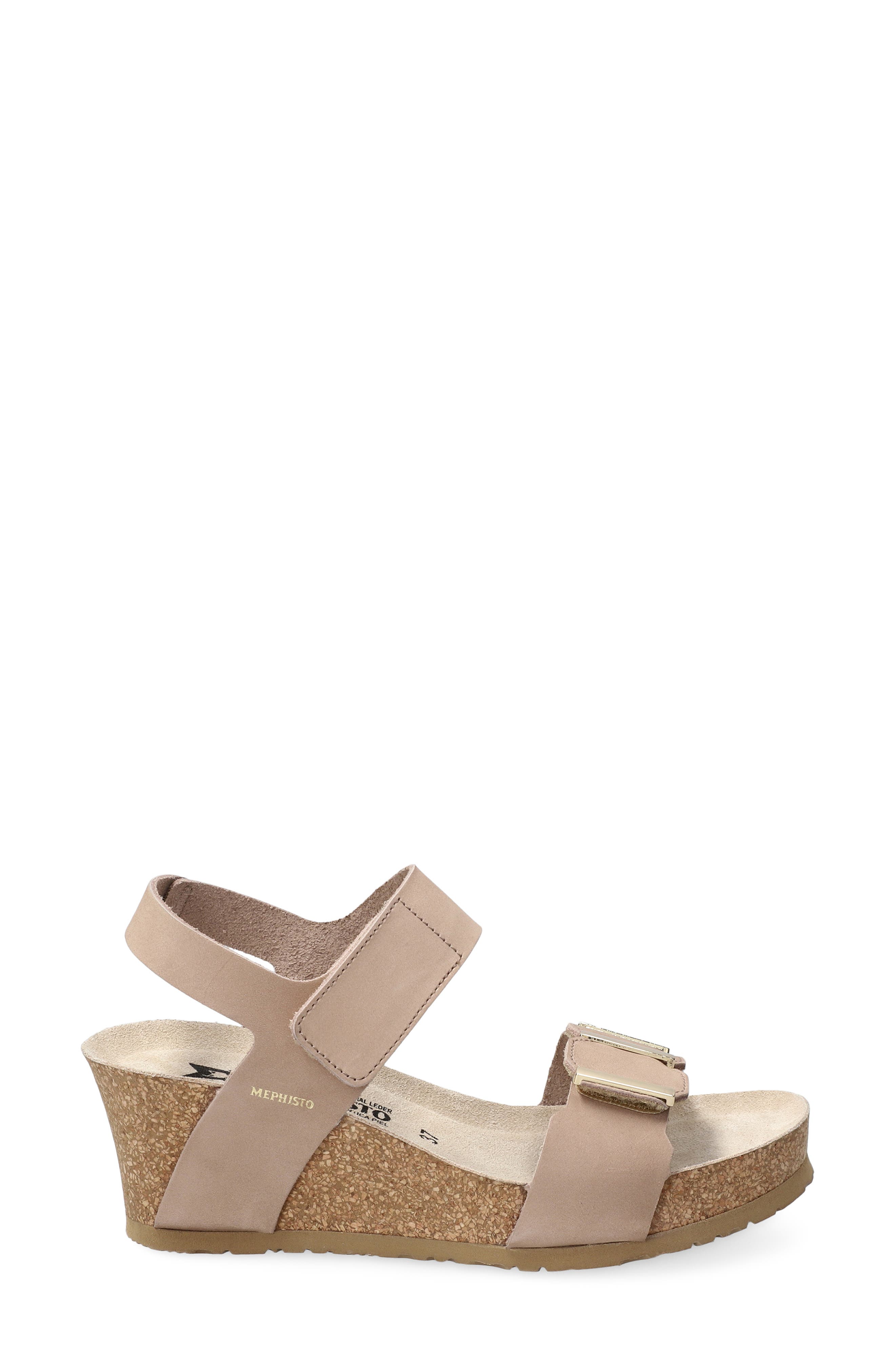Leonore Ankle Strap Sandal, Alternate, color, TAUPE