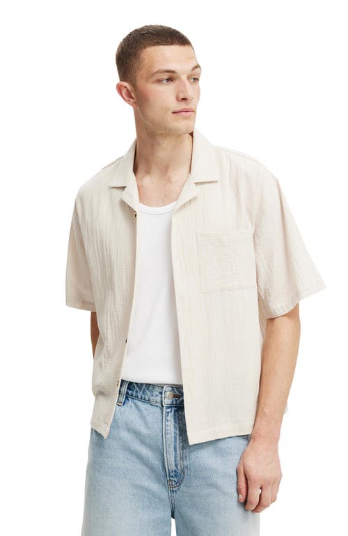 COTTON ON RIVIERA BOX FIT SHORT SLEEVE SHIRT