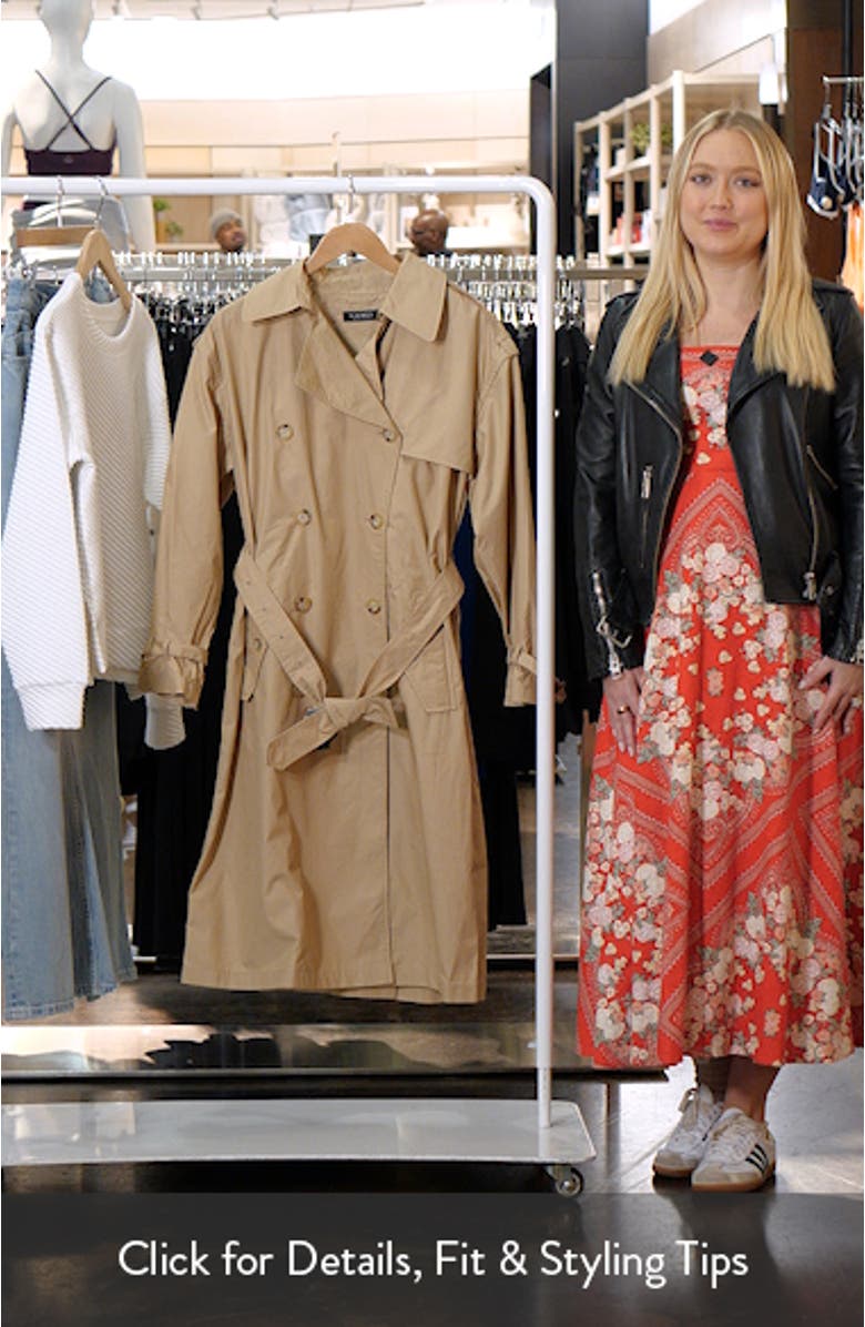 Paper Weight Cotton Trench Coat, sales video thumbnail