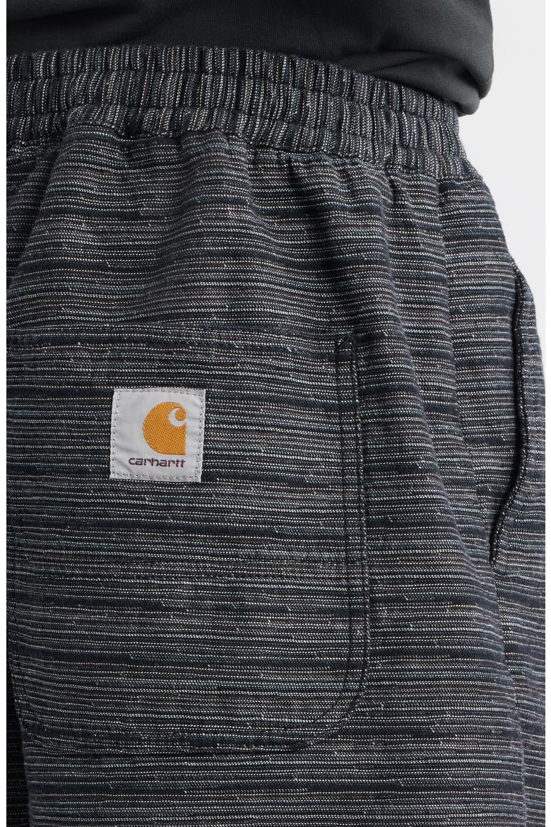 Gellar Cotton Jacquard Shorts, Alternate, color, GELLAR STRIP/BLACK RINSED