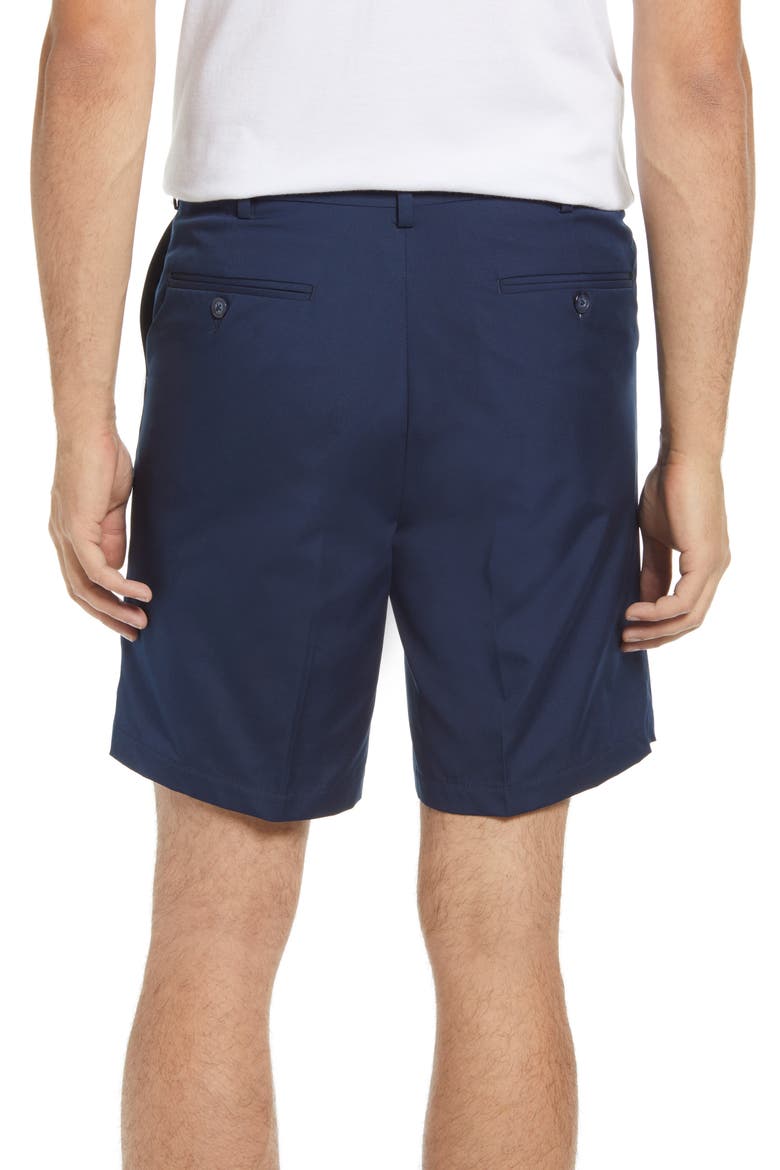 Prime Flat Front Poplin Shorts, Alternate, color, NAVY