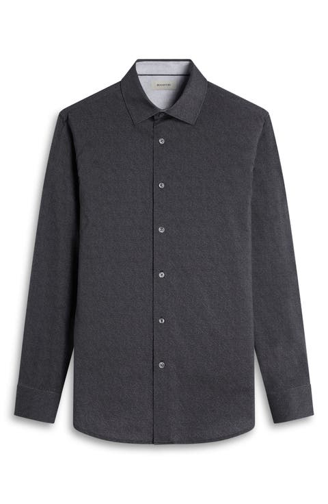 Jimmy OoohCotton® Solid Button-Up Shirt