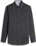 Bugatchi Jimmy OoohCotton® Solid Button-Up Shirt