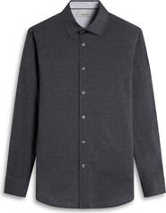 Bugatchi Jimmy OoohCotton® Solid Button-Up Shirt
