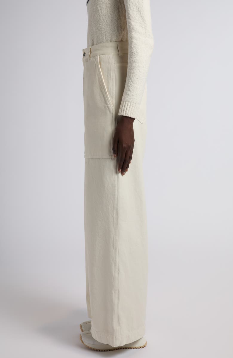 Moncler Cotton Pants, Alternate, color, Light Beige