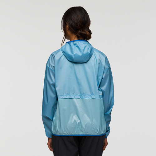 Cotopaxi Teca Half-zip Windbreaker In Blue